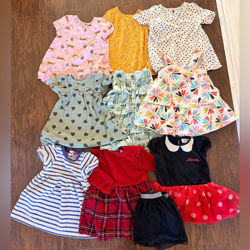 Girls 18-24 Month Dress Bundle! Hanna Andersson, Kate Quinn, Old Navy, Gap, etc
